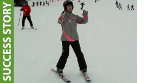 Skiing with Serena