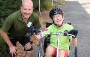 Ed Bronsdon with Charlie Day Camp