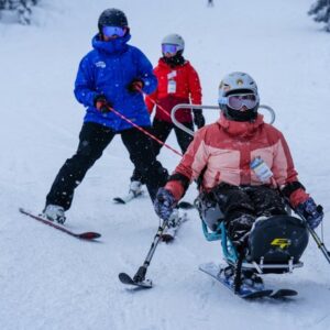 Participant Jana with Stephanie and Casey